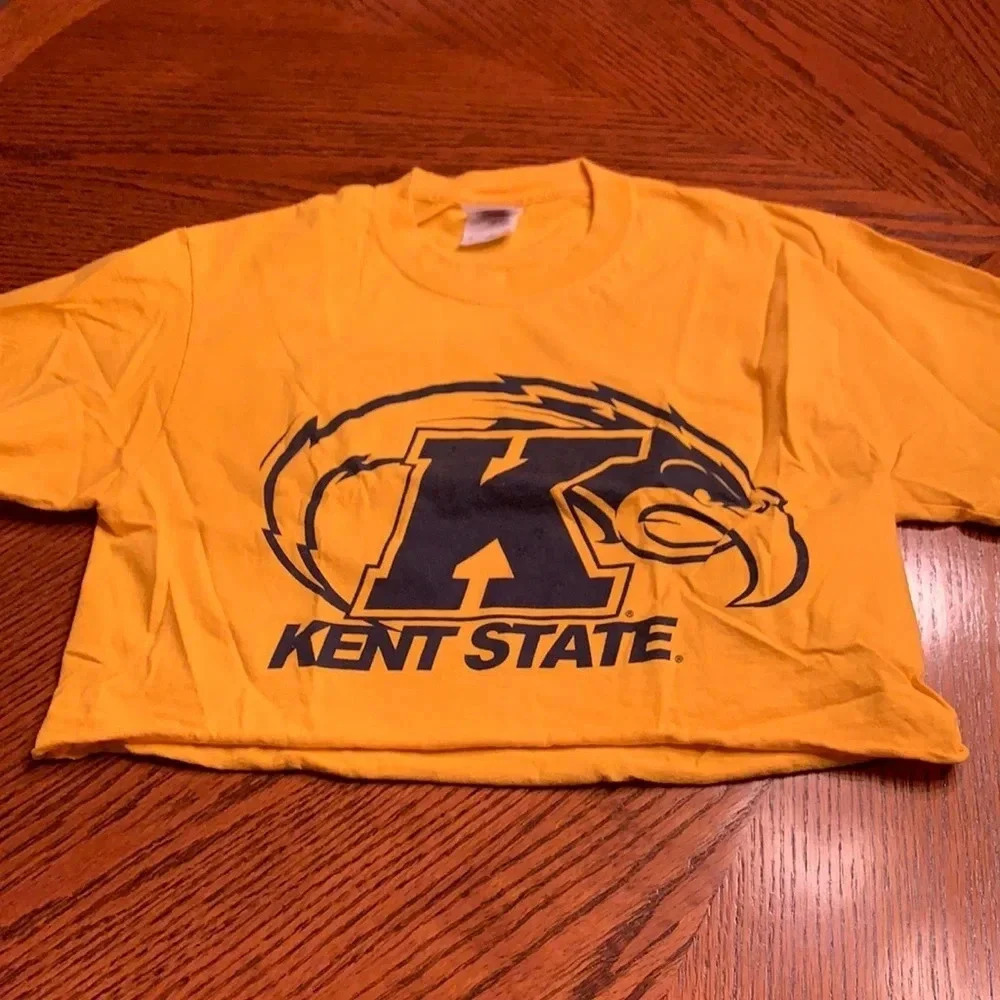 Kent State Crop Tee Shirt